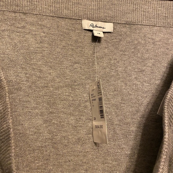 Reitmans skirt and top set in medium heather. Size 22 - Picture 8 of 11